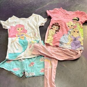 Disney Kids Pajama Set - Pink and White